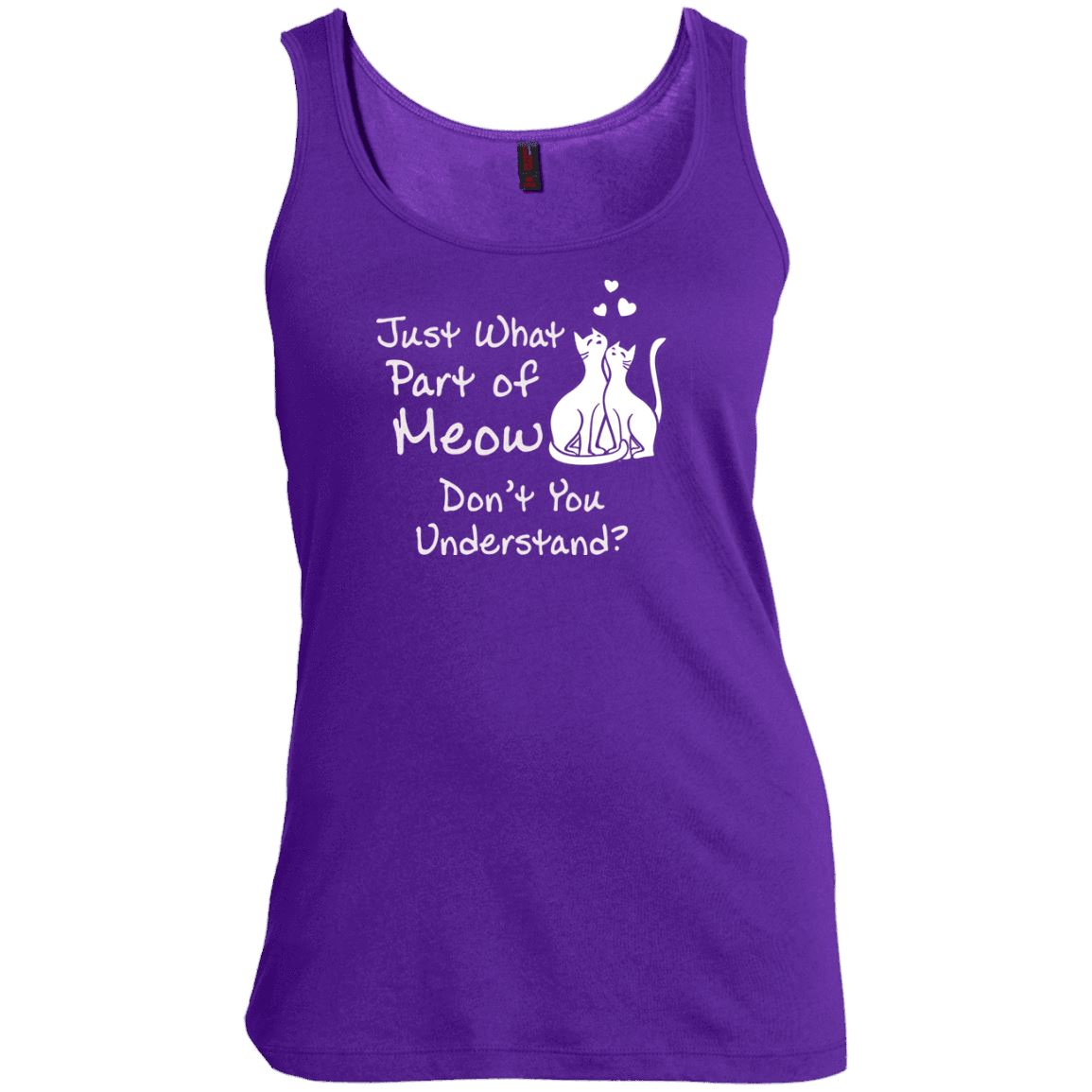 Cat Tee - Just Which Part Of Meow Don't You Understand? - CatsForLife