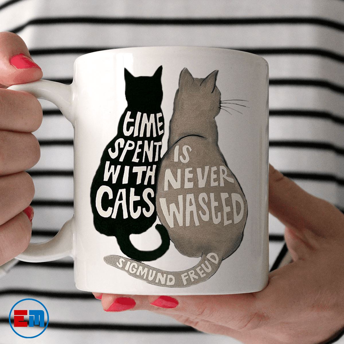 Cat Mug - Time Spent With Cats - CatsForLife