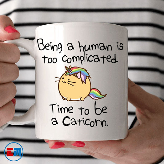 Cat  Mug - Time to be a Caticorn - CatsForLife