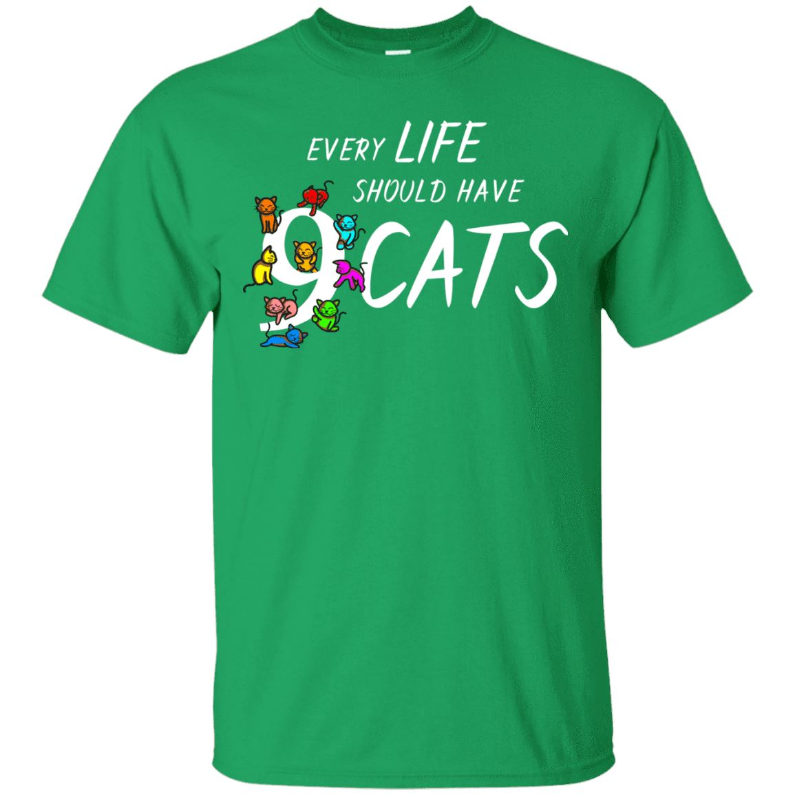 Cat Shirt - 9 Cats