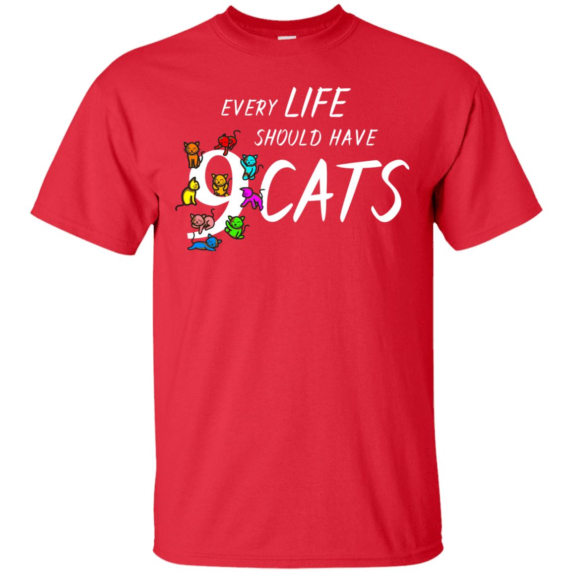 Cat Shirt - 9 Cats
