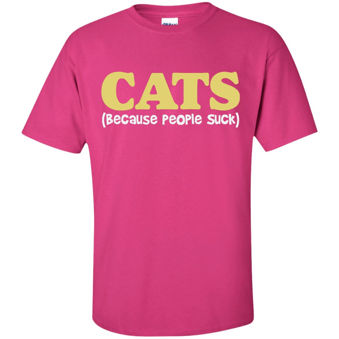 Cat Tee - Because People Suck - CatsForLife