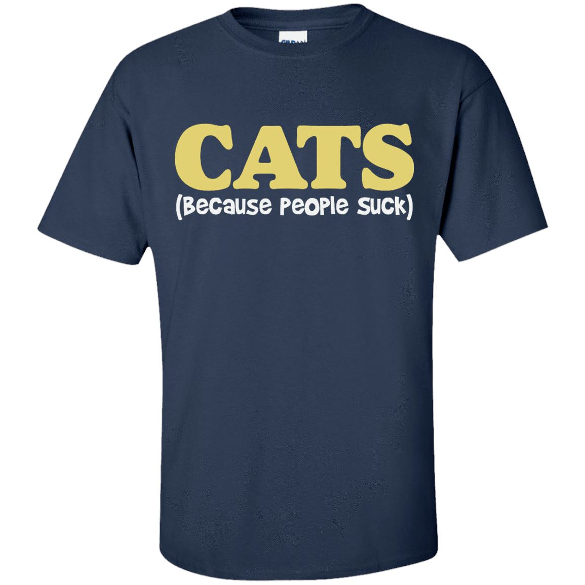 Cat Tee - Because People Suck - CatsForLife