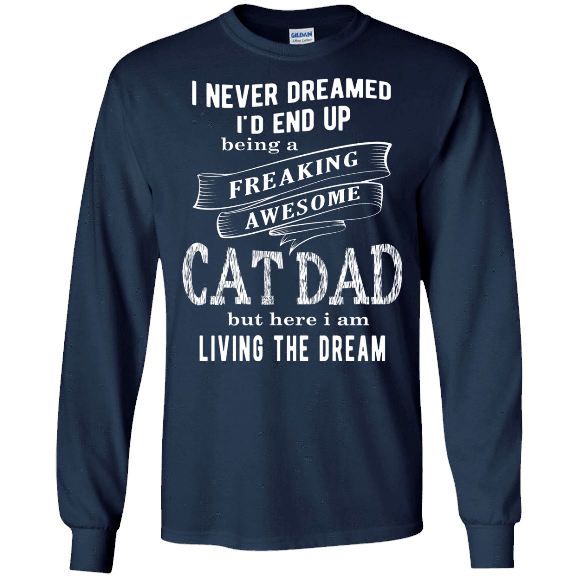 Cat Shirt - Freaking Awesome Cat Dad