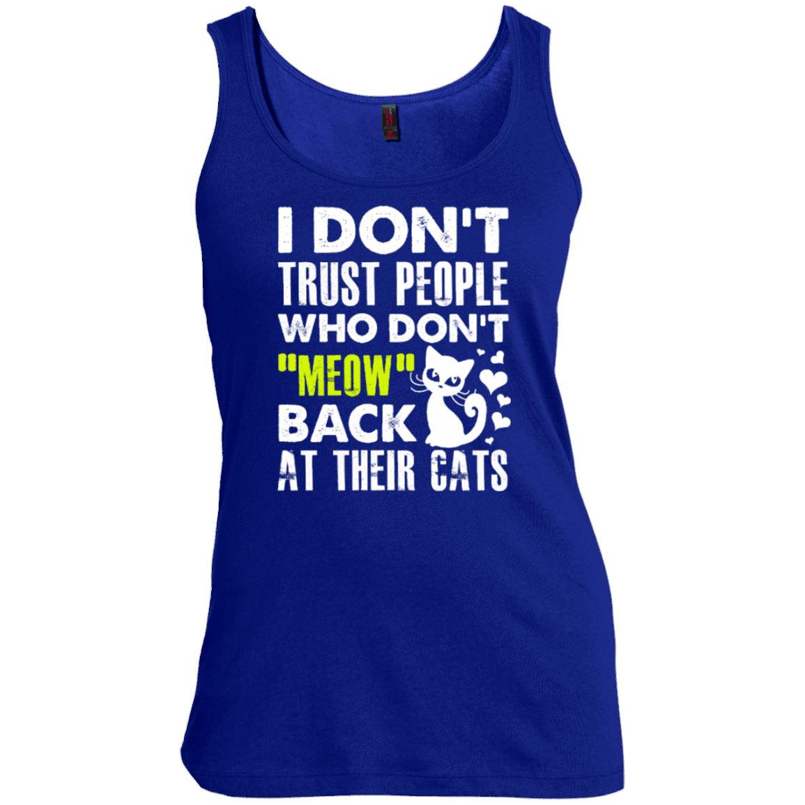 Cat Tee - I Don't Trust People Who Don't Meow Back - CatsForLife