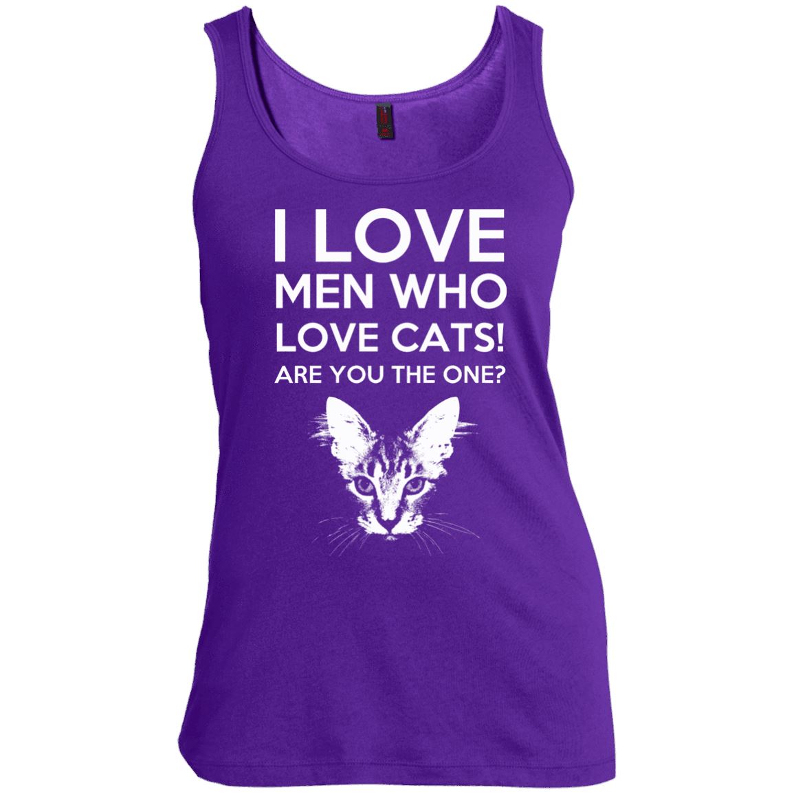 Cat Tee - I Love Men Who Love Cats - CatsForLife