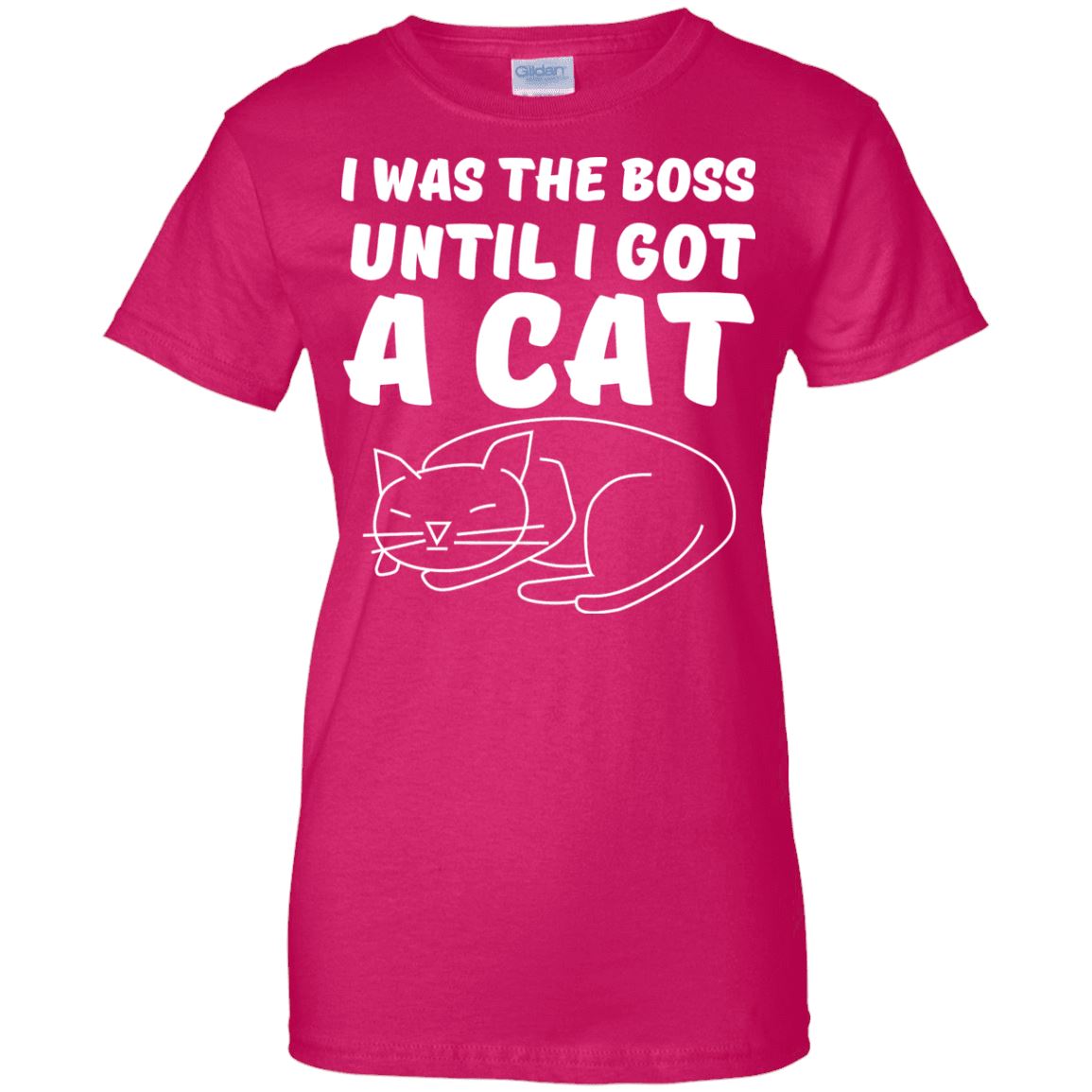 Cat Tee - I Was The Boss Until I Get A Cat - CatsForLife
