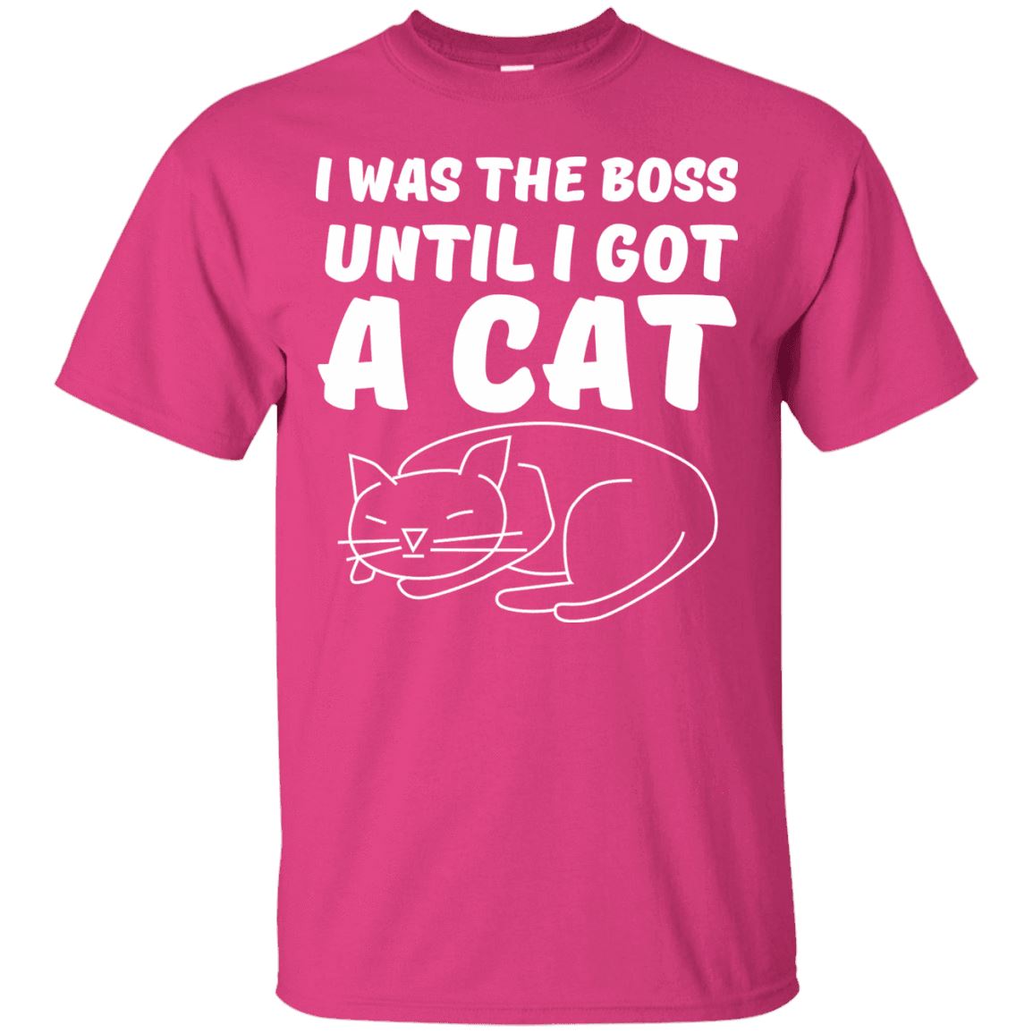 Cat Tee - I Was The Boss Until I Get A Cat - CatsForLife