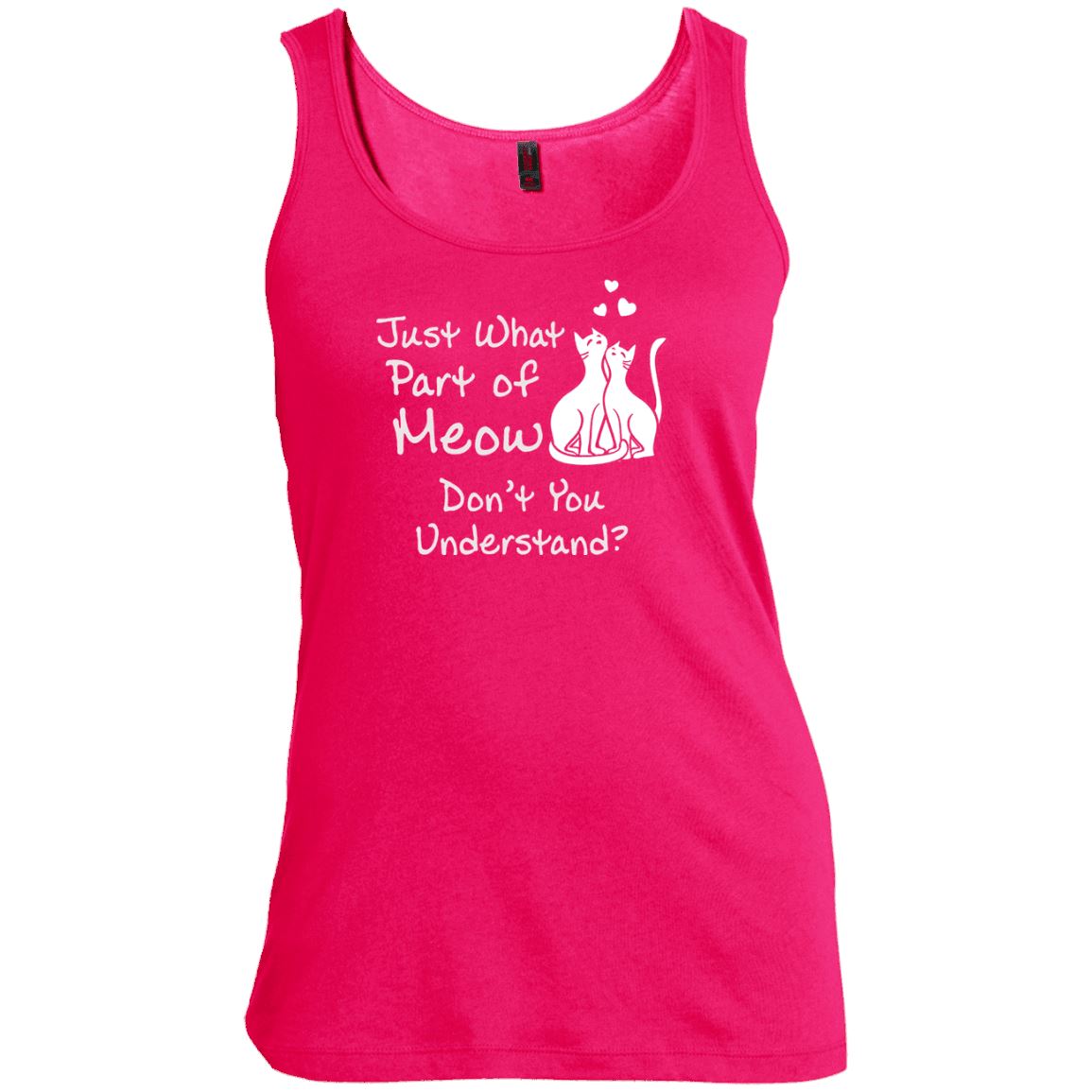 Cat Tee - Just Which Part Of Meow Don't You Understand? - CatsForLife