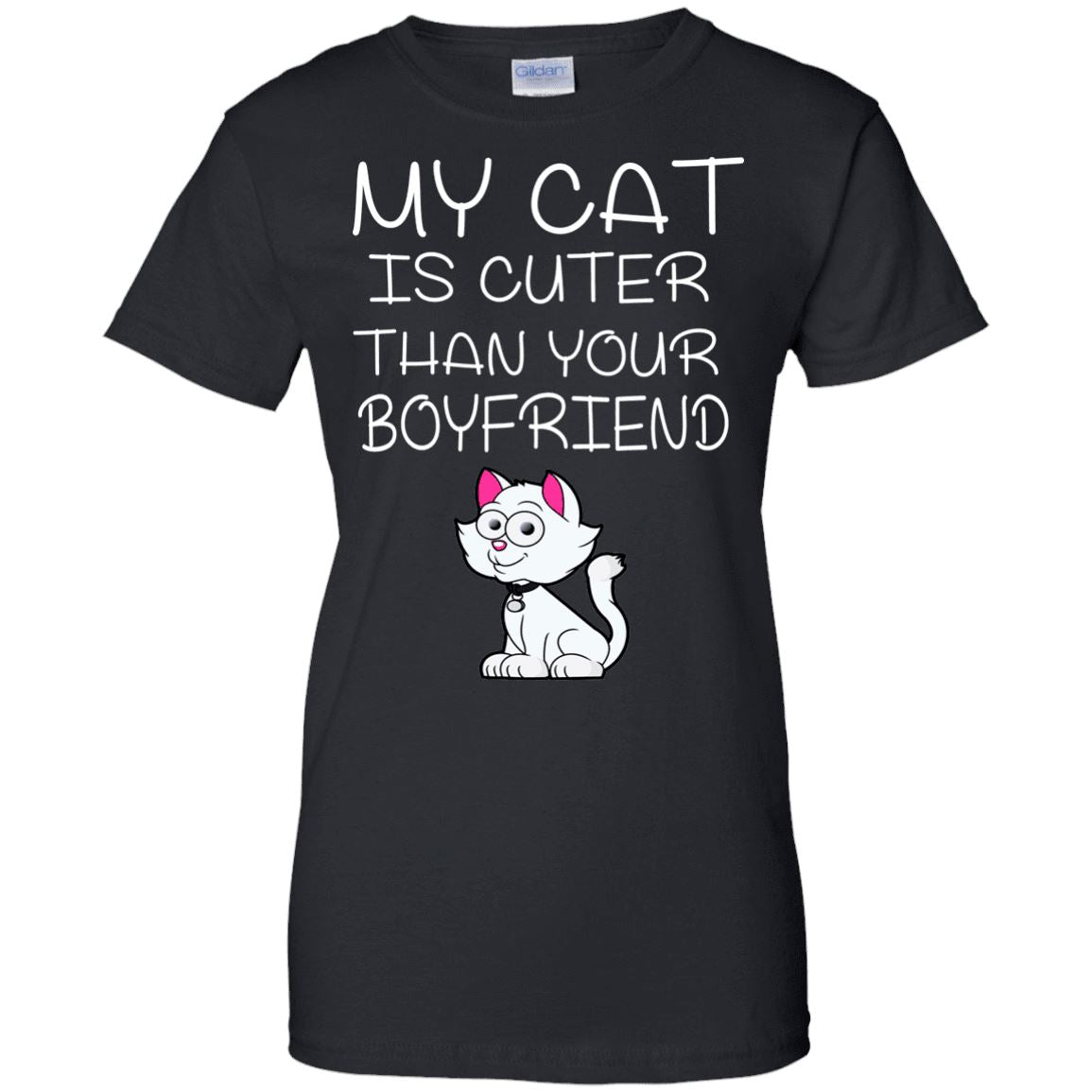 Cat Tee - My Cat Is Cuter Than Your Boyfriend - CatsForLife