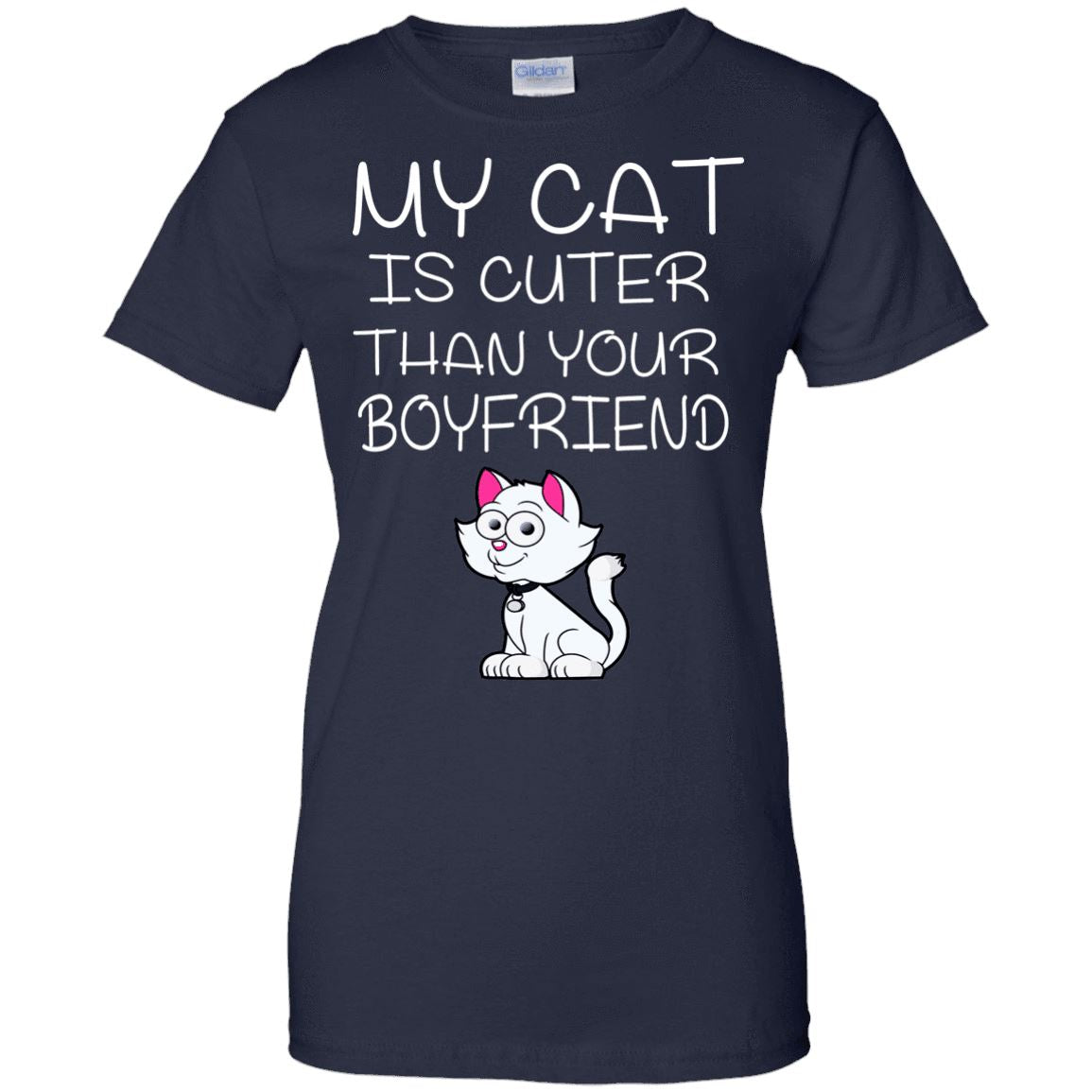 Cat Tee - My Cat Is Cuter Than Your Boyfriend - CatsForLife