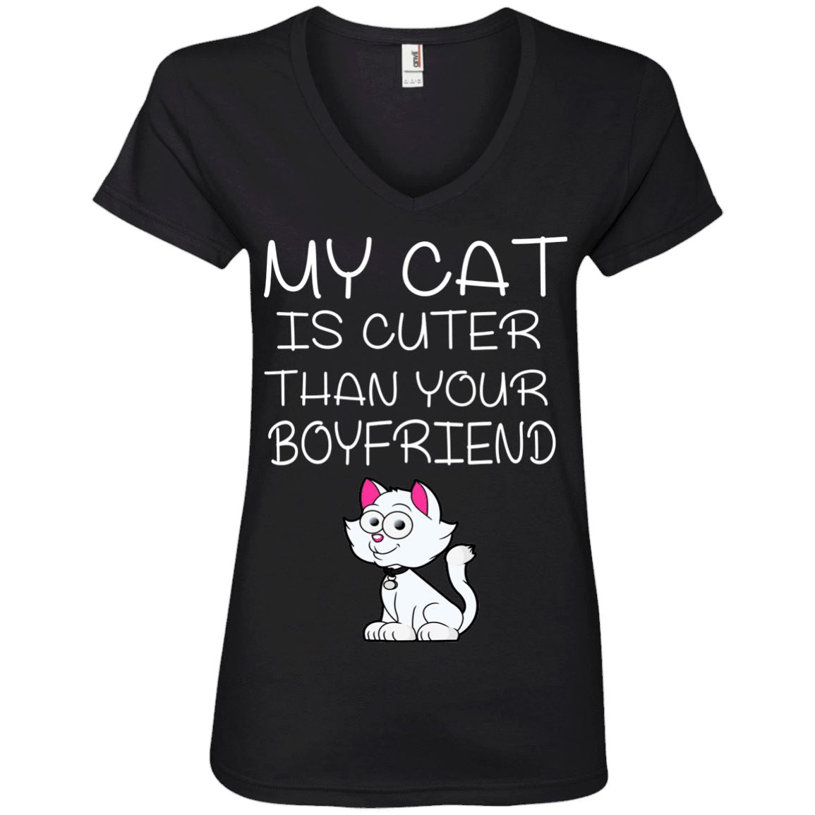 Cat Tee - My Cat Is Cuter Than Your Boyfriend - CatsForLife