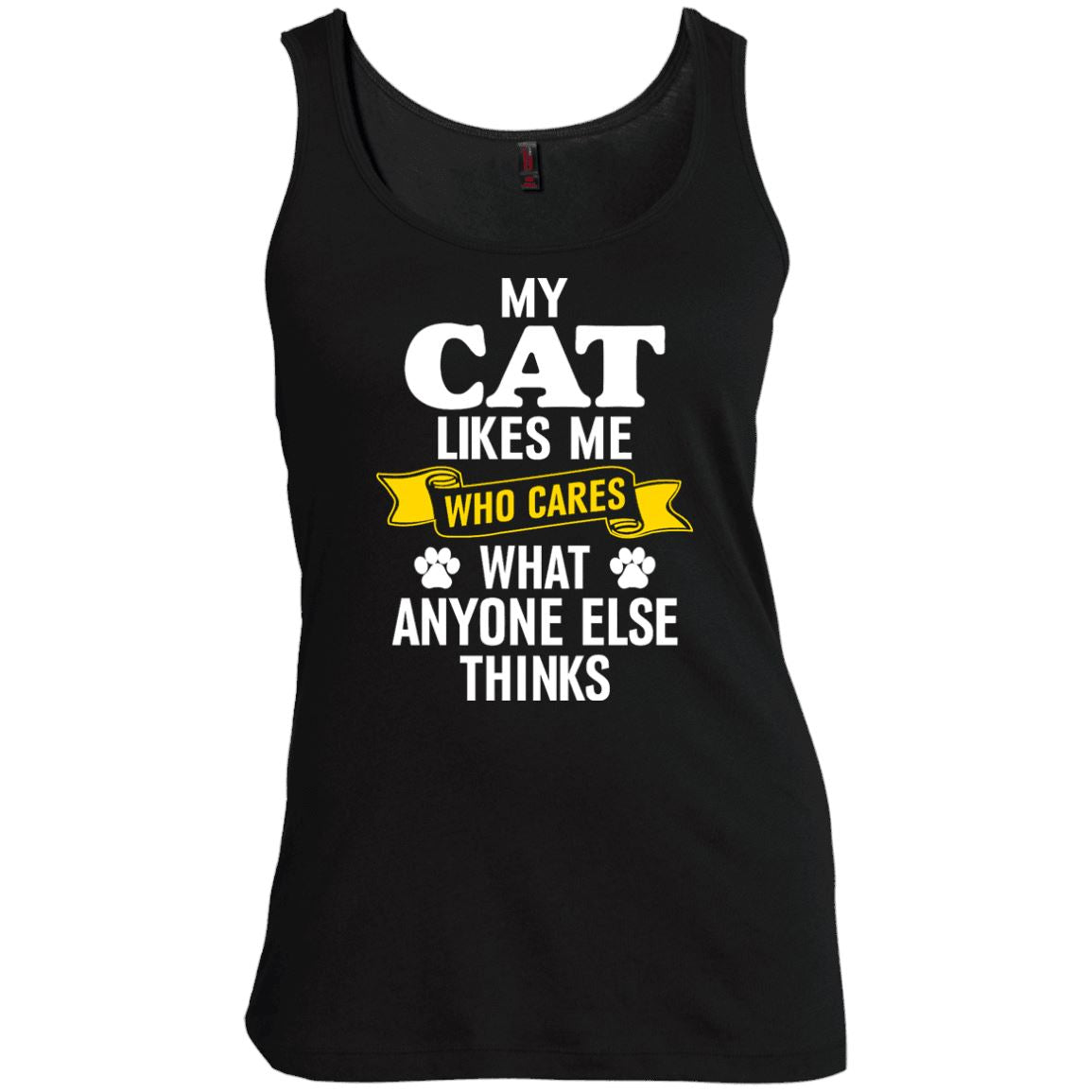 Cat Tee - My Cat Likes Me, Who Cares What Anyone Else Think - CatsForLife