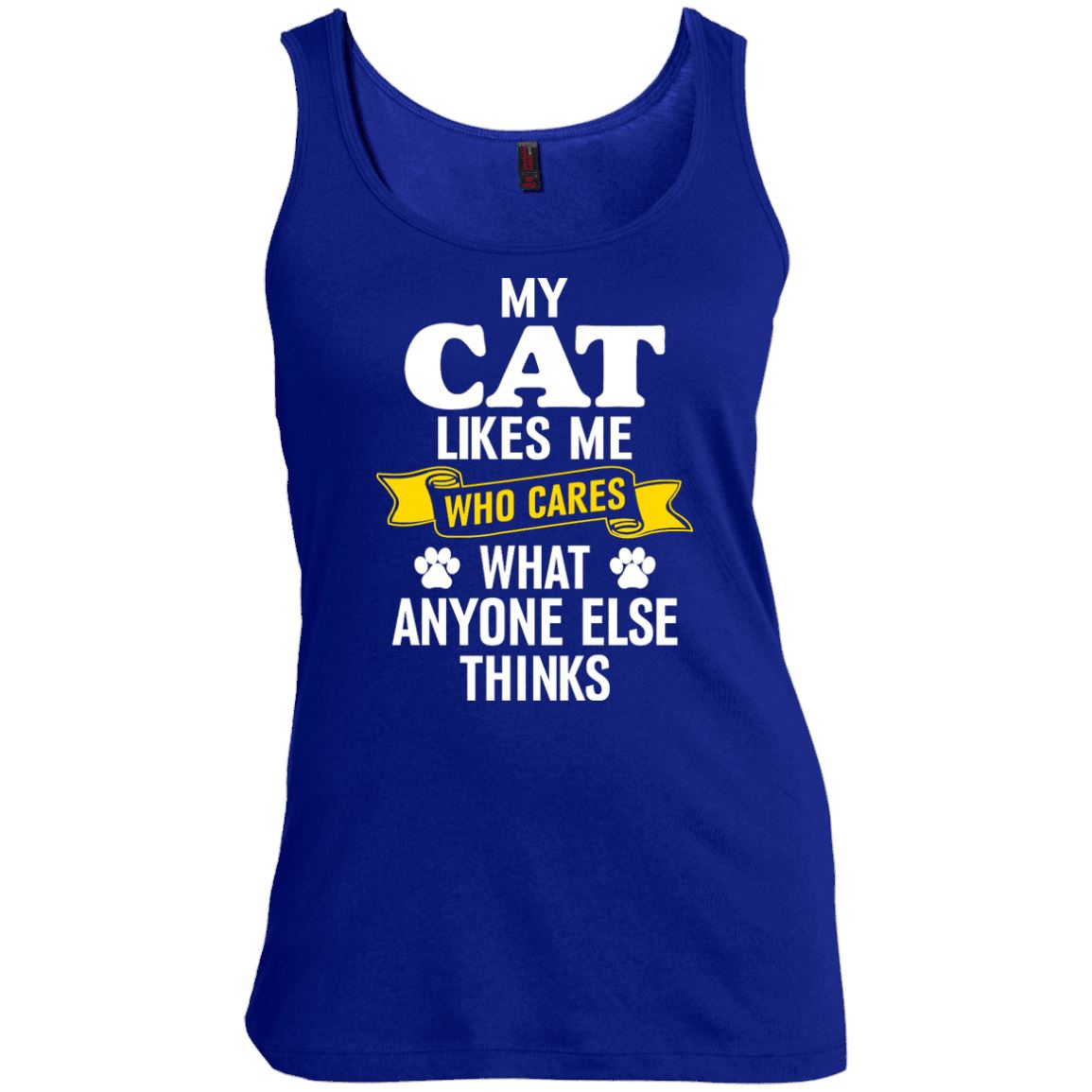 Cat Tee - My Cat Likes Me, Who Cares What Anyone Else Think - CatsForLife