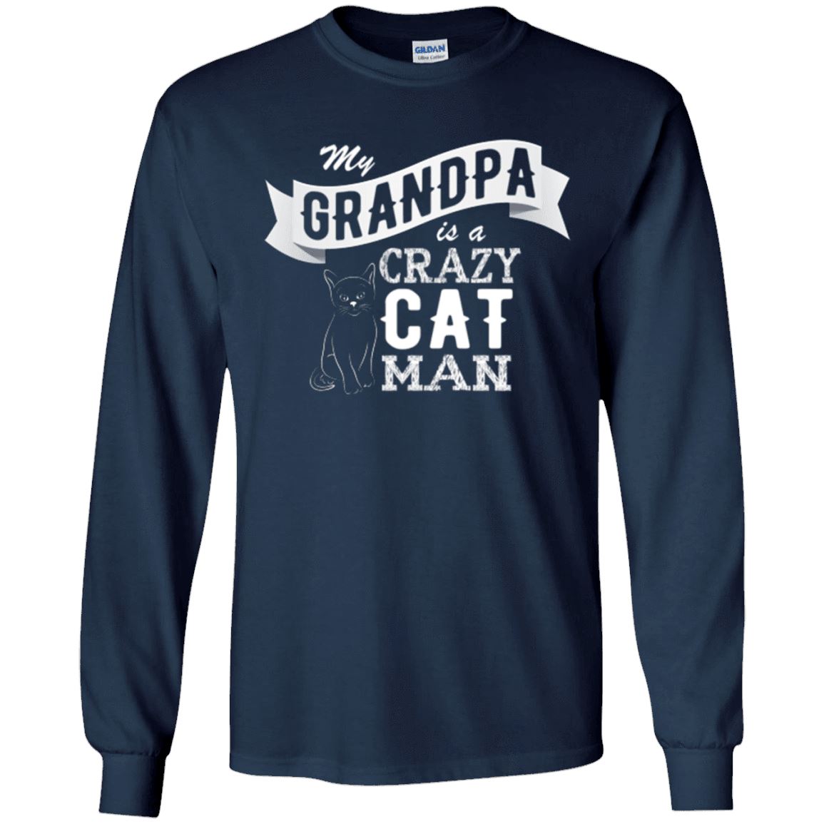 Cat Shirt - My Grandpa Is A Crazy Cat Man