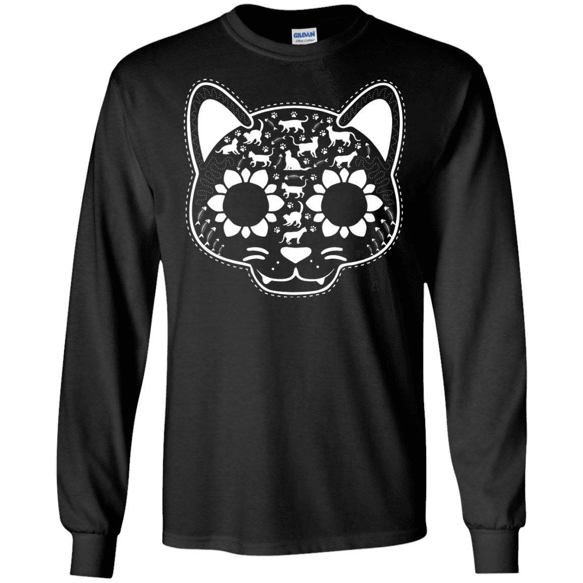 Cat Shirt - Sugar Skull Cat
