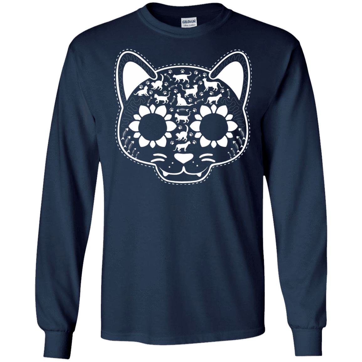 Cat Shirt - Sugar Skull Cat