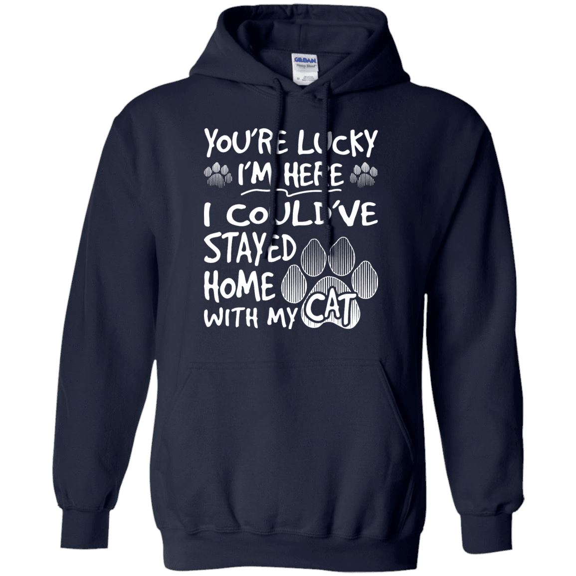 Cat Tee - You're Lucky I'm Here - CatsForLife