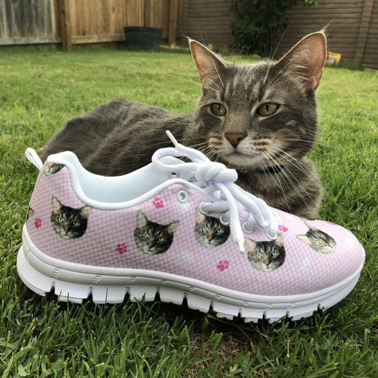 #1 Personalized  Furkid Cat Sneakers For Cat Lovers - CatsForLife
